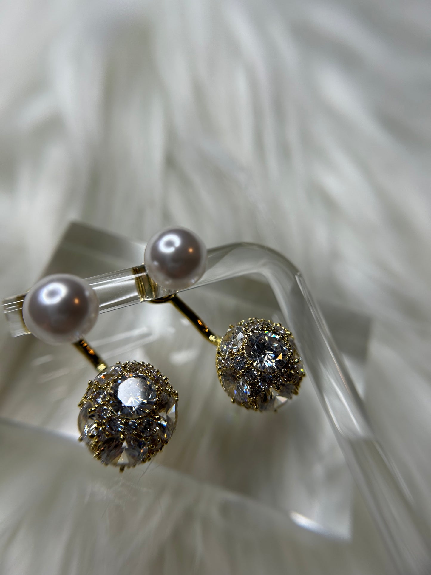 Pearl earrings