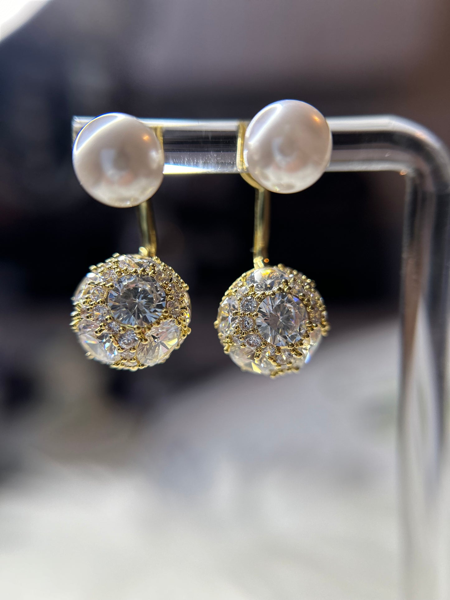 Pearl earrings