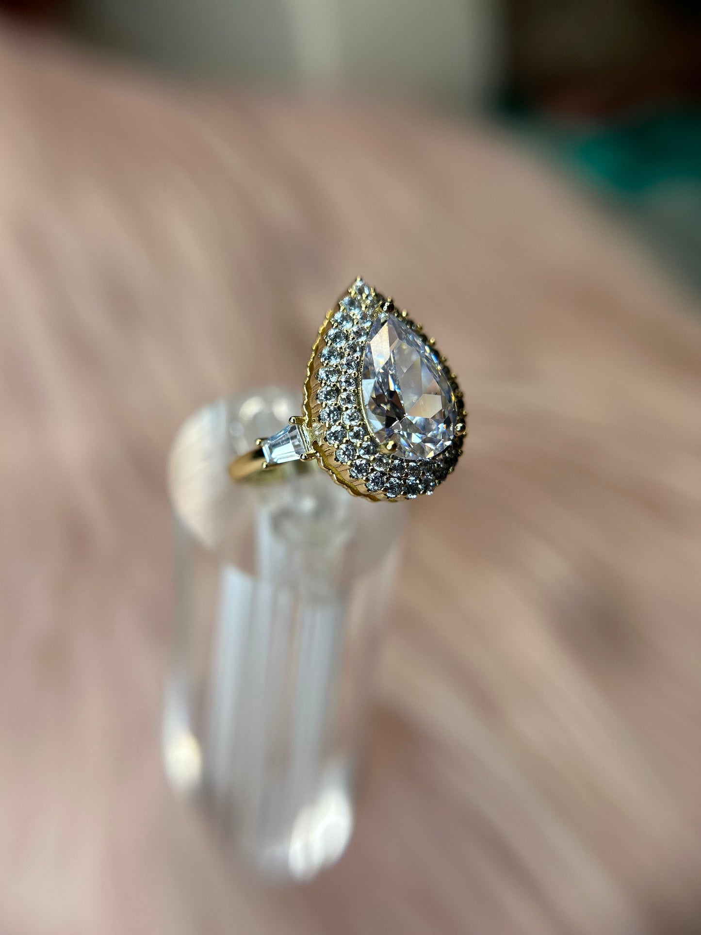 Pear shape ring (size 7)