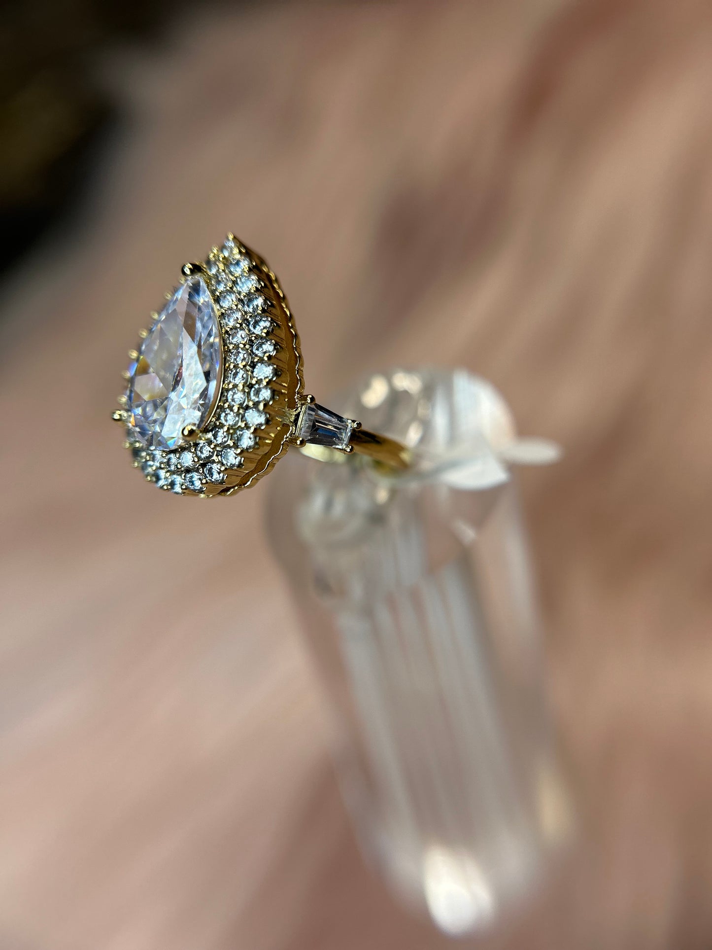 Pear shape ring (size 7)