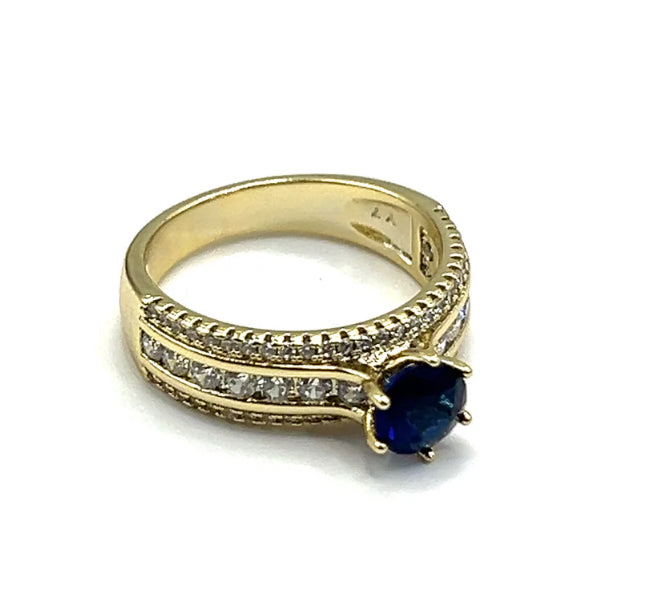 Dark blue ring