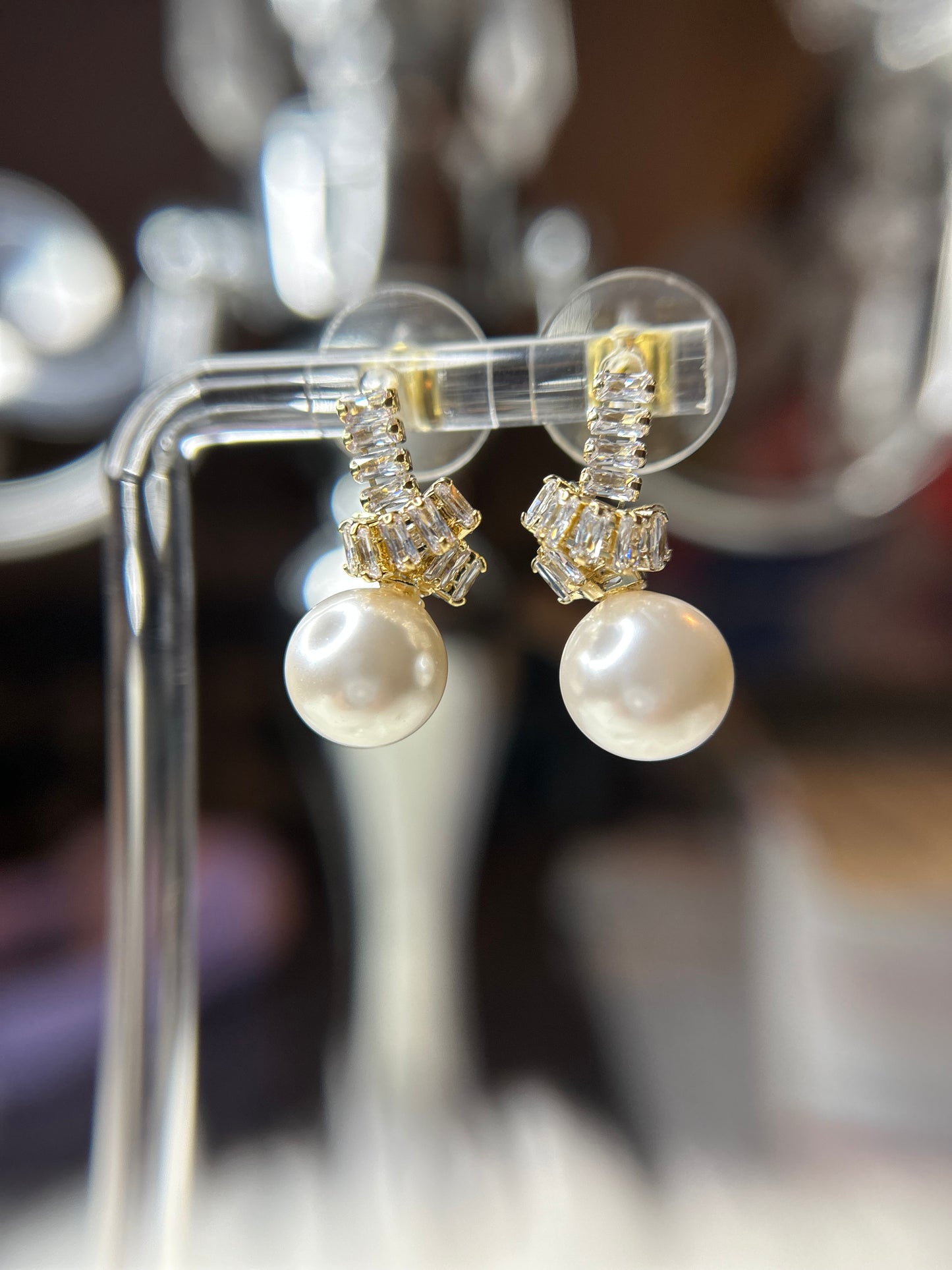 Pearl earrings