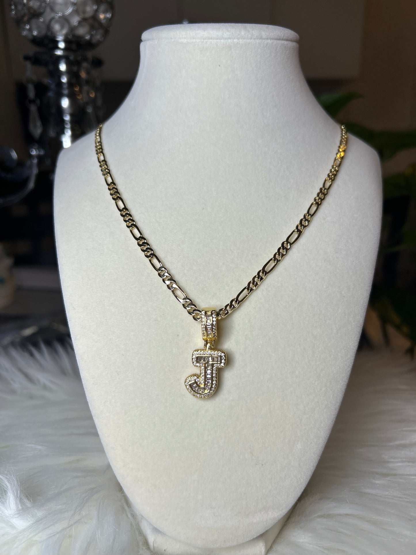 Initial J necklace