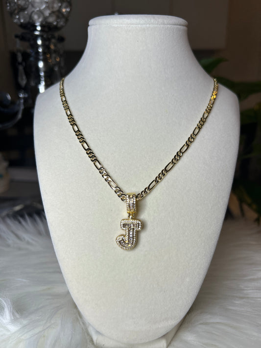 Initial J necklace