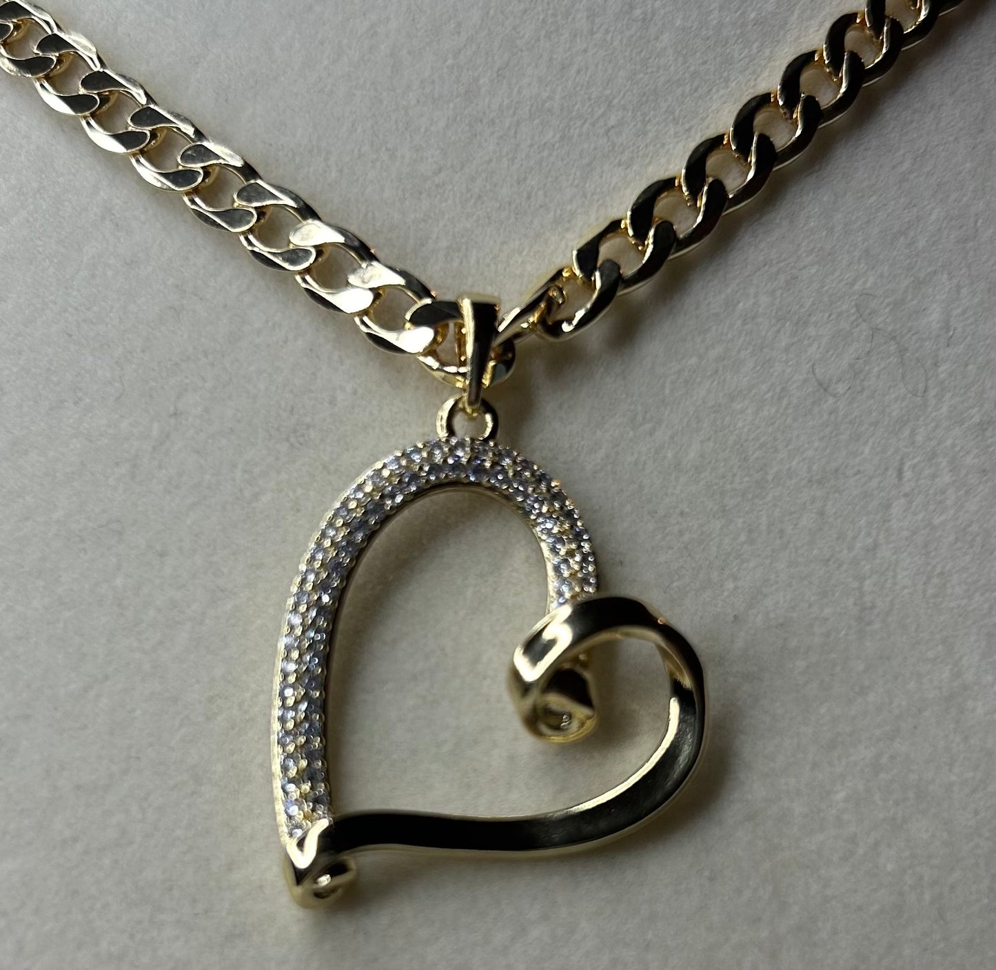 Big heart necklace