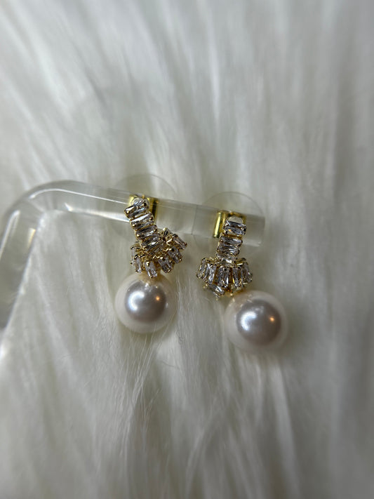 Pearl earrings