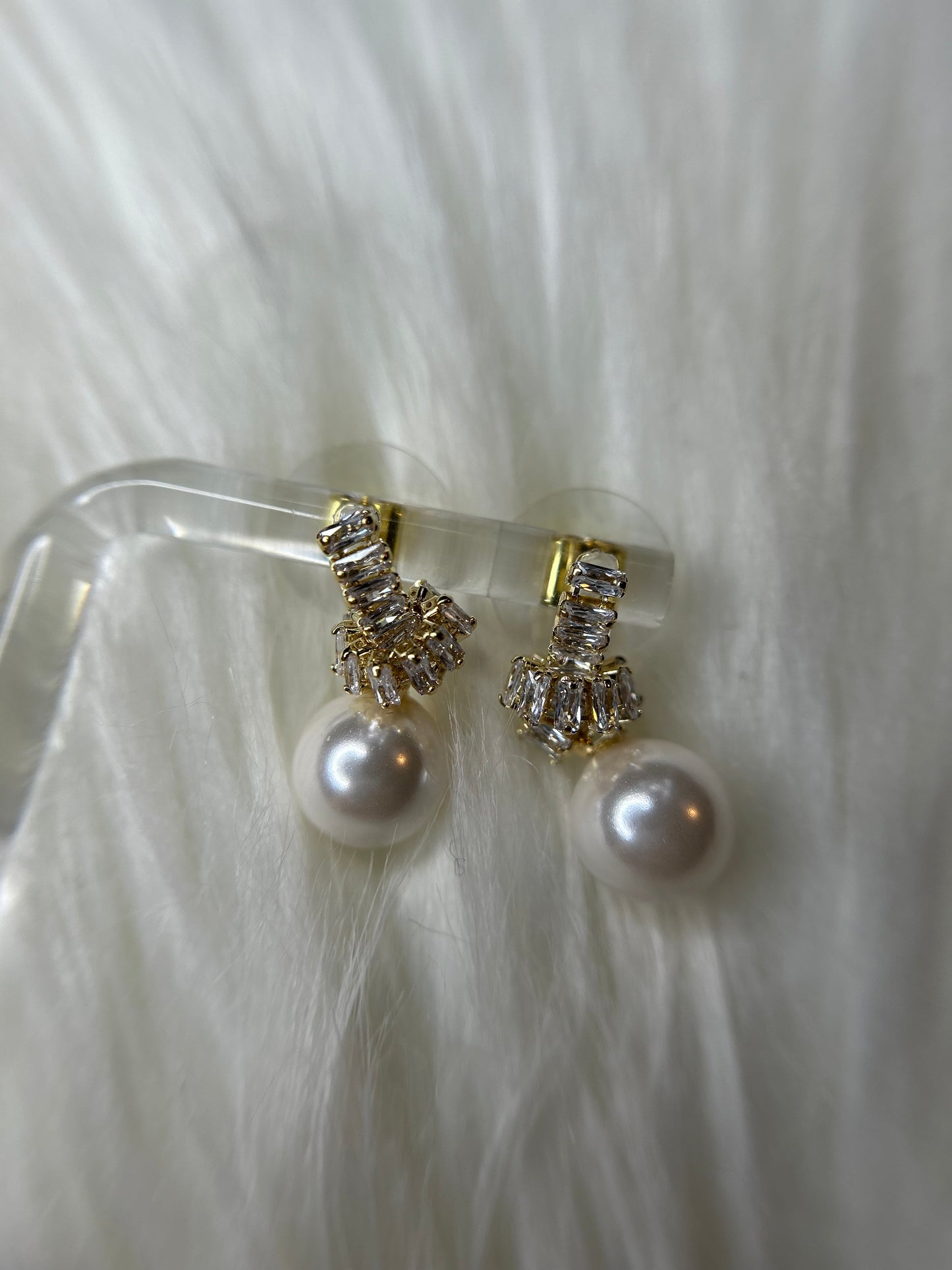 Pearl earrings