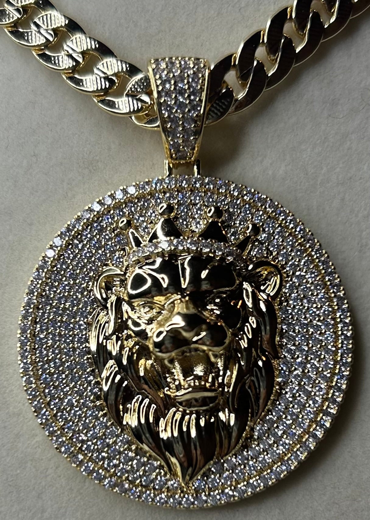 Lion necklace for men