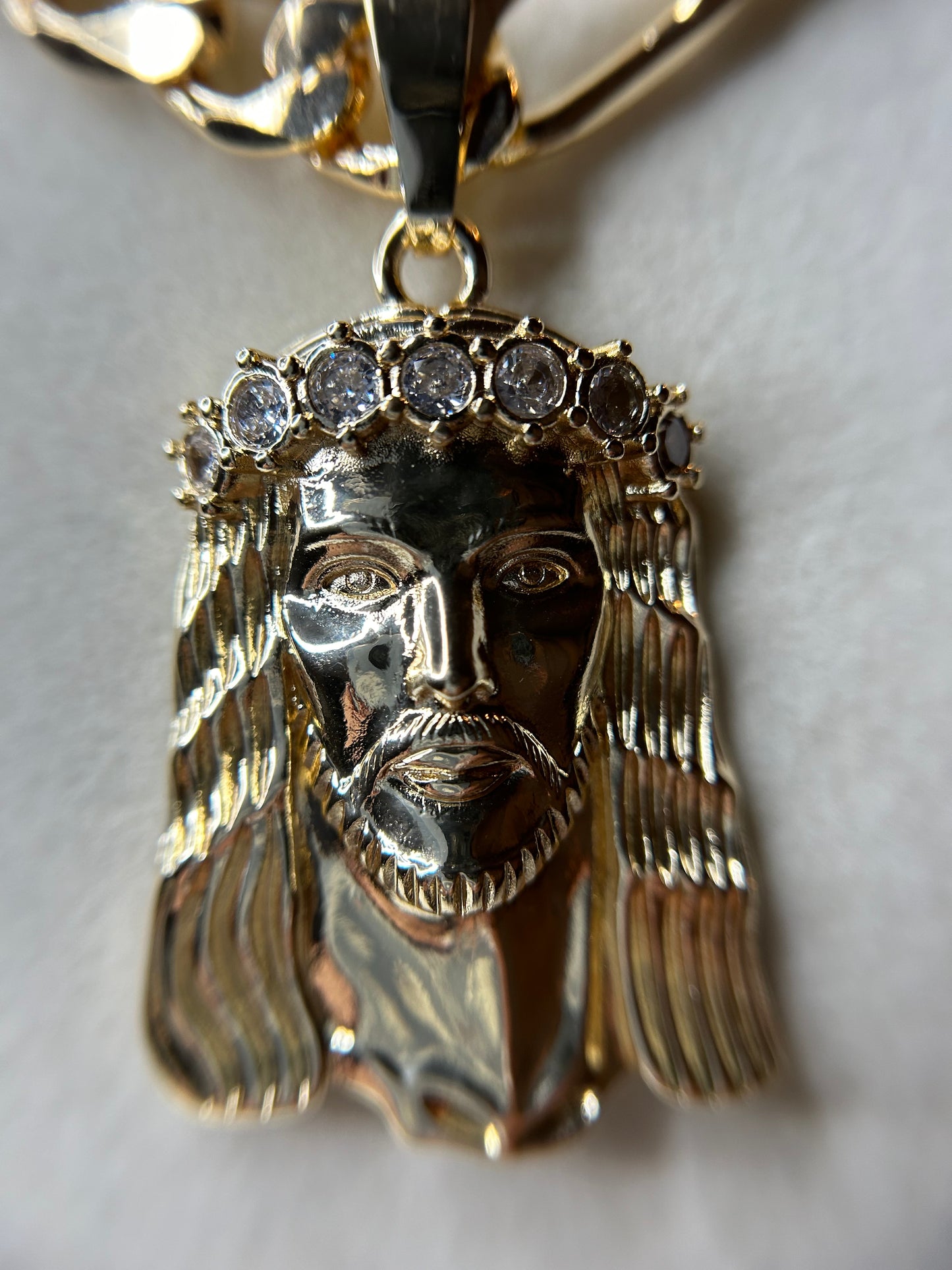 Jesus pendant necklace for men