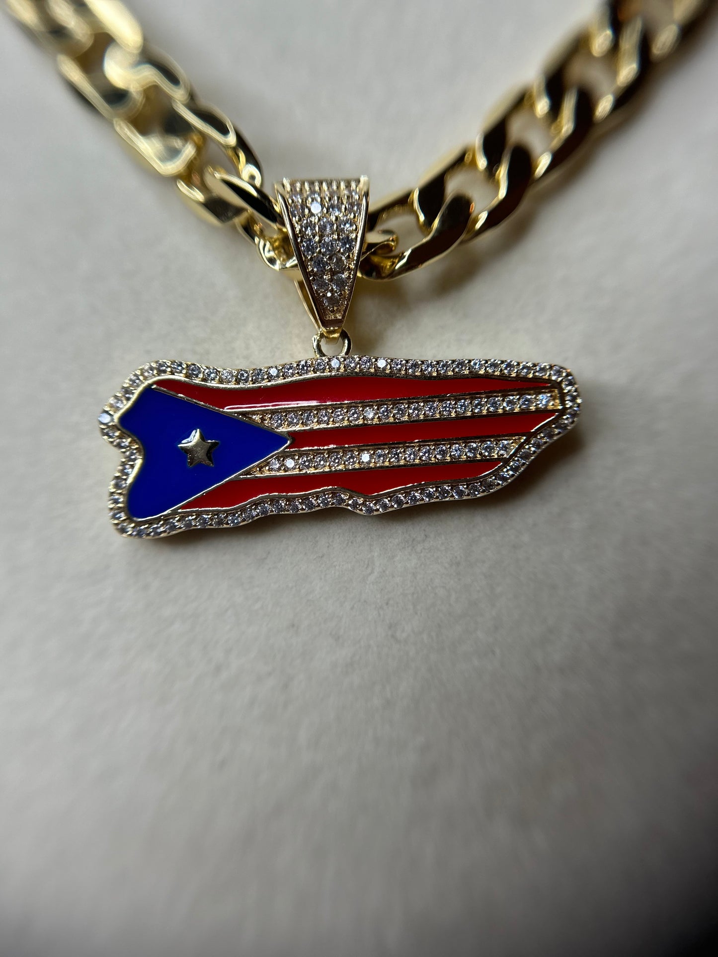 Puerto Rican necklace for men