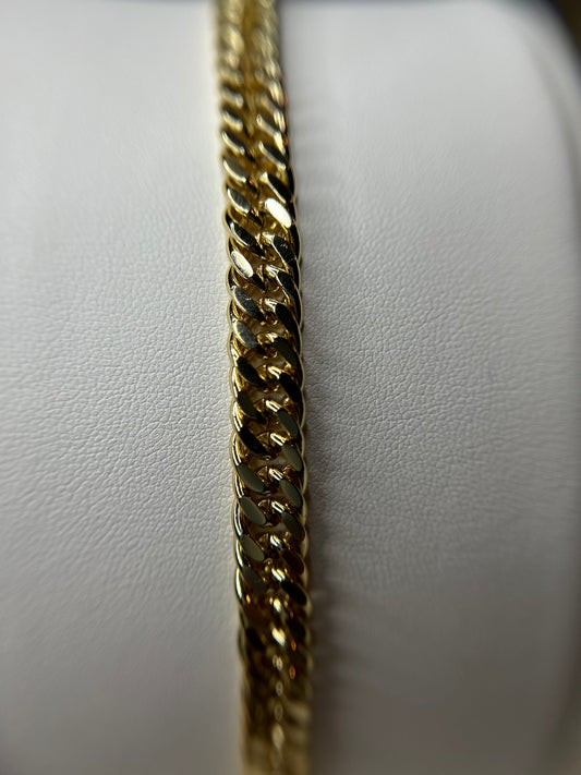 Solid gold plated bracelet