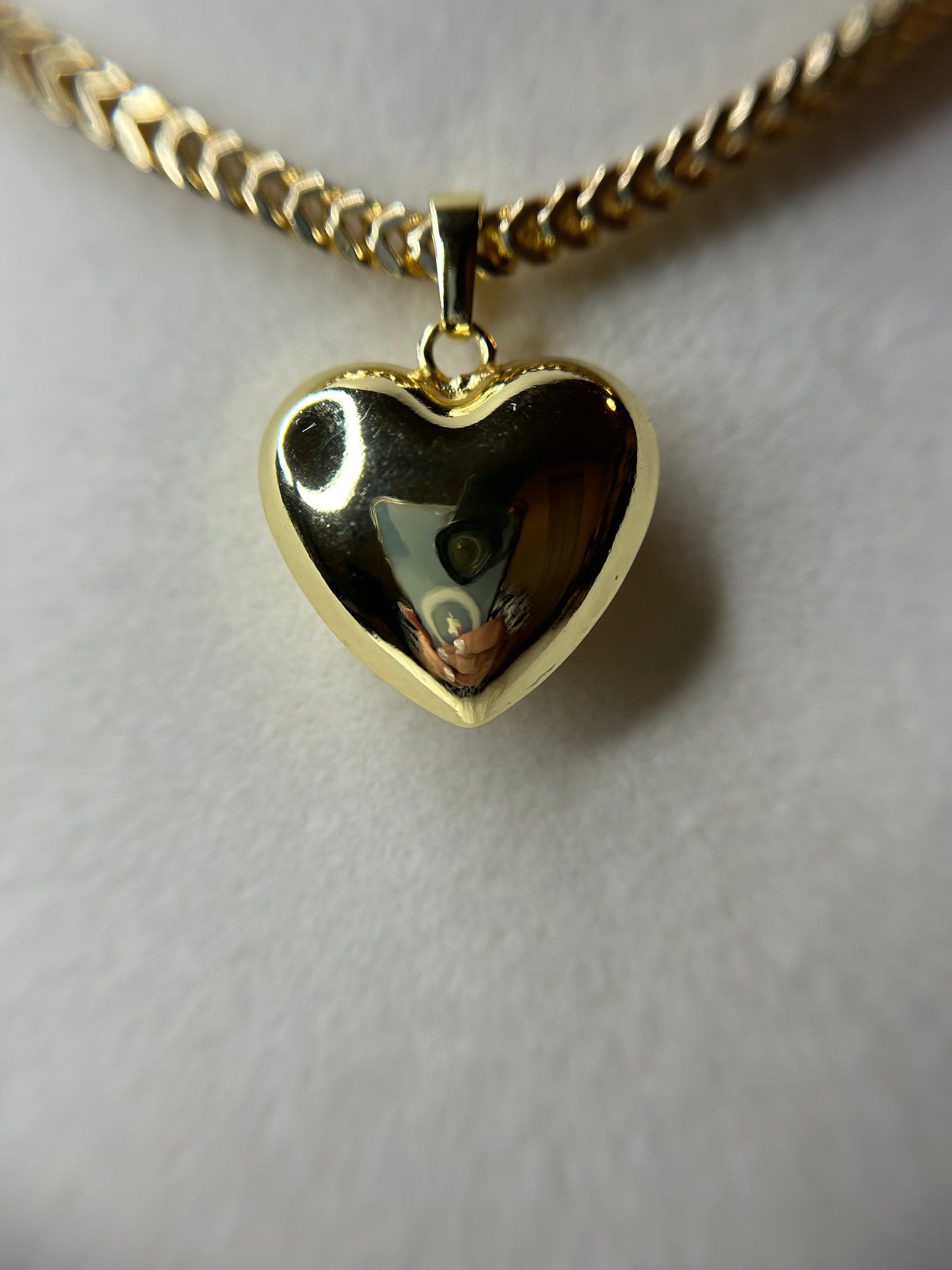 Chunky heart necklace