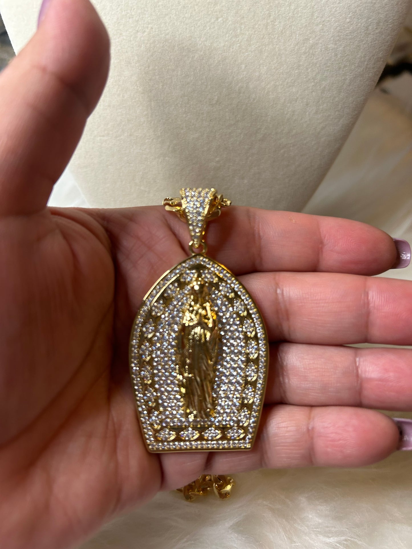 Virgin Mary necklace for men and women