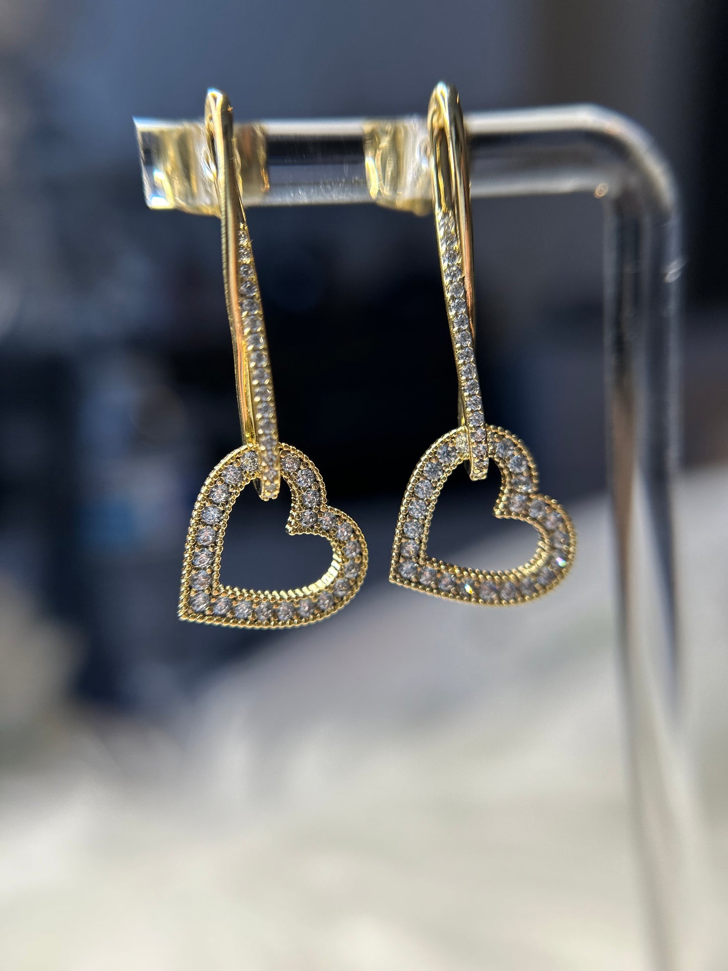 Heart earrings