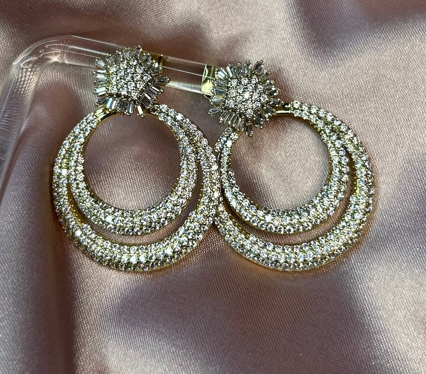 Sparkling earrings
