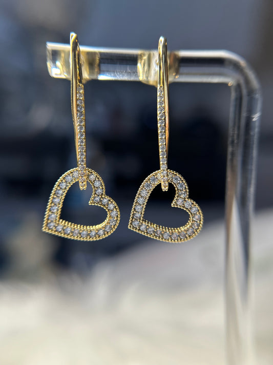 Heart earrings
