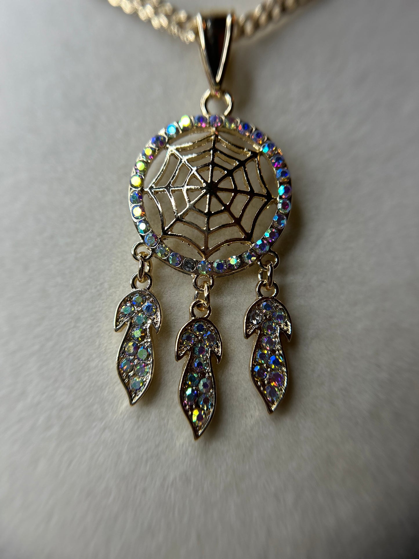 Dream catcher necklace