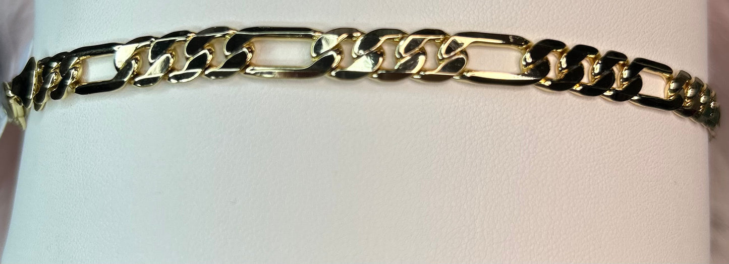 Unisex figaro bracelet