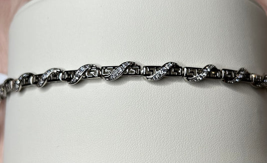 White gold vers bracelet