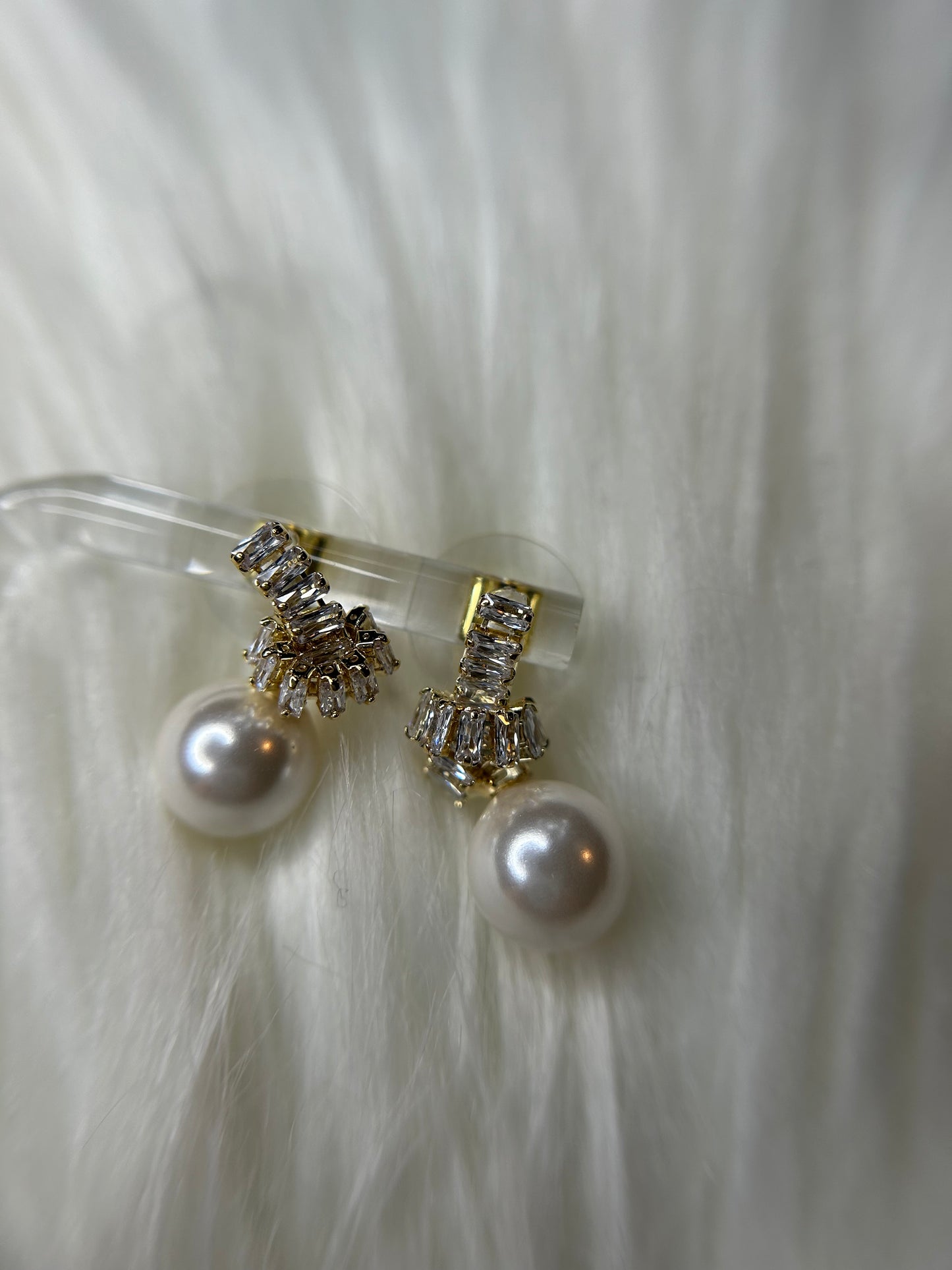 Pearl earrings