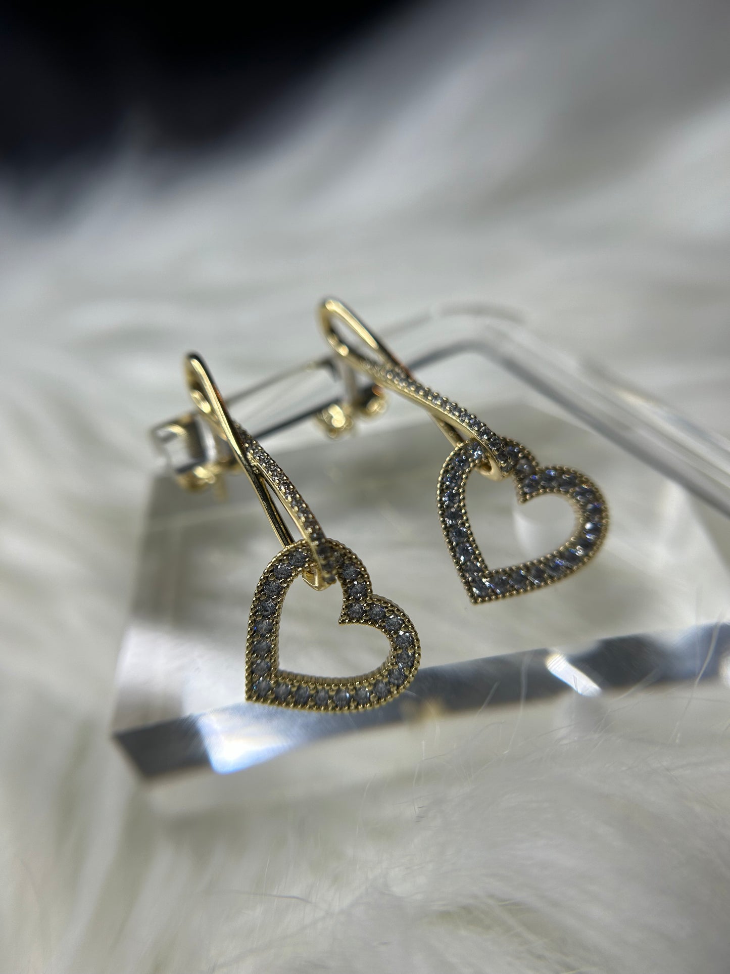 Heart earrings