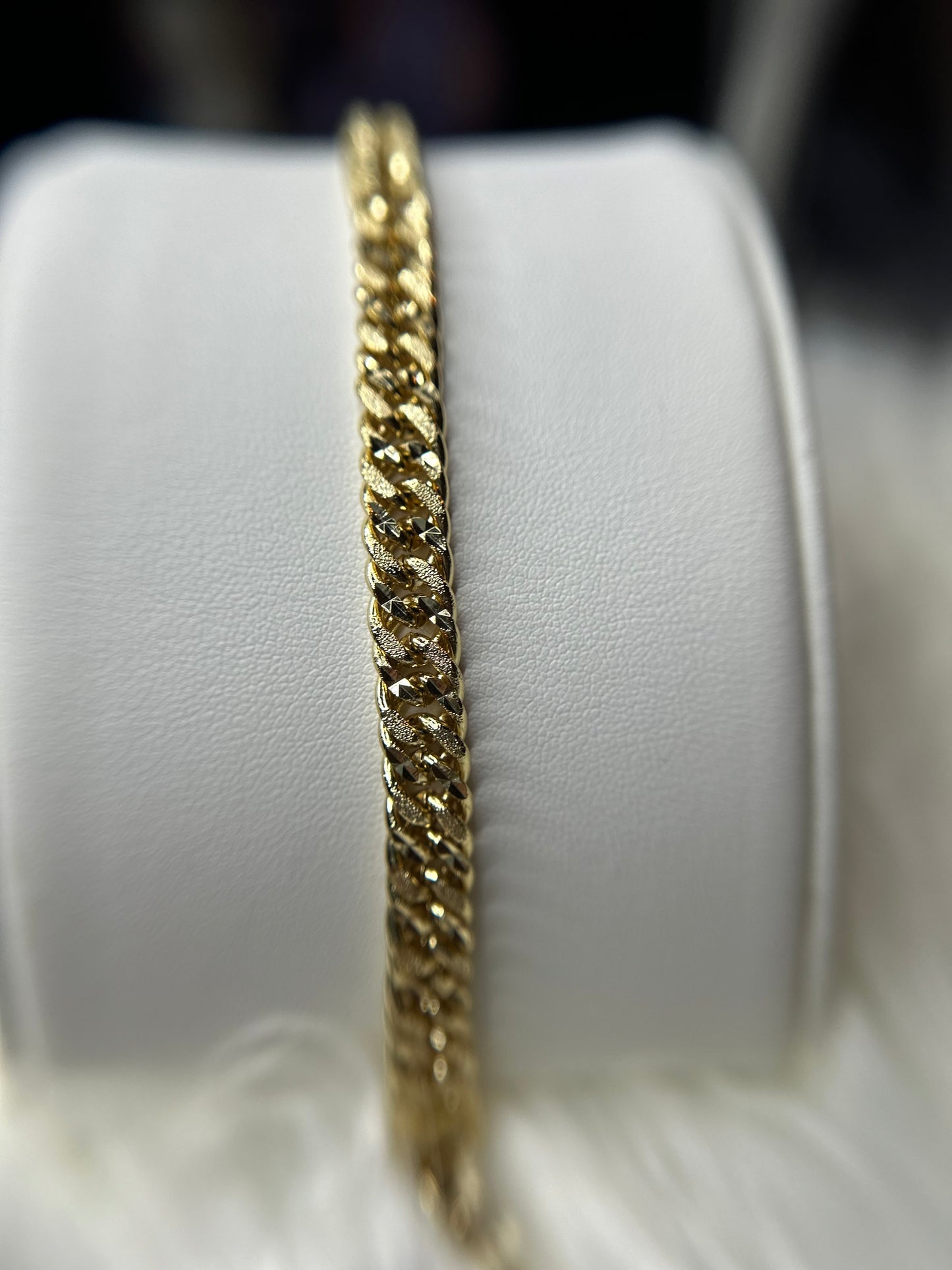 Solid gold plated bracelet