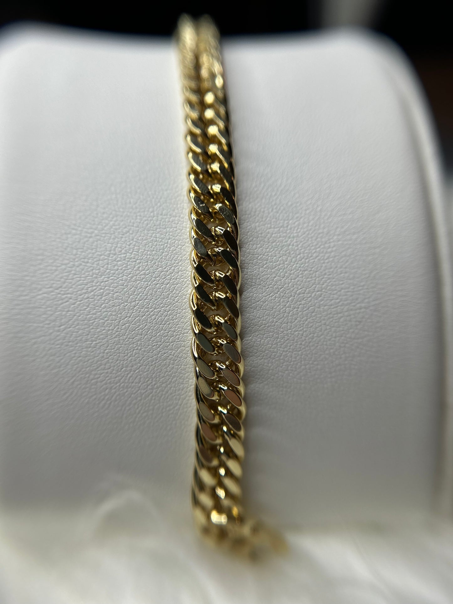 Solid gold plated bracelet
