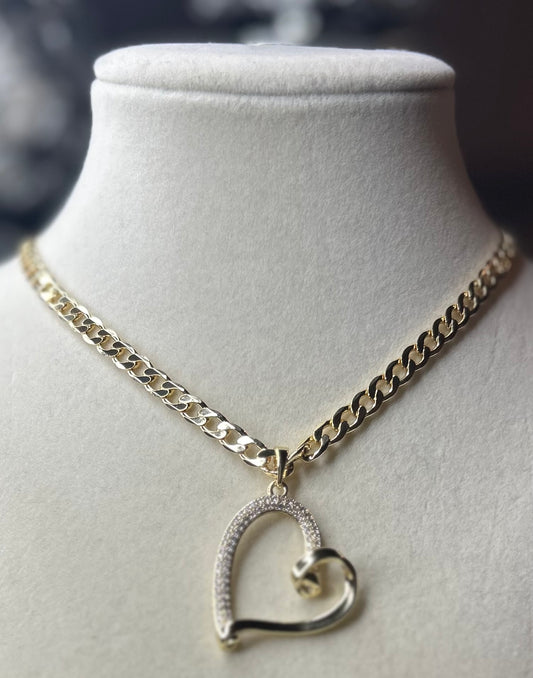 Big heart necklace